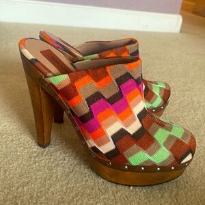 💥NWOT Missoni Fabric Clogs💥